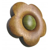 Wooden Flower Knob 423AM